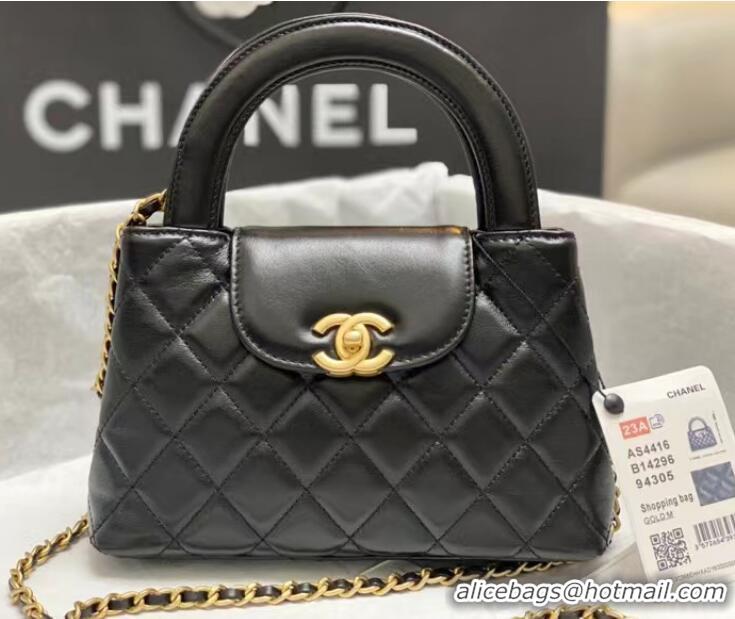 Buy Inexpensive Design Chanel Mini Shopping Bag AS4416 Black