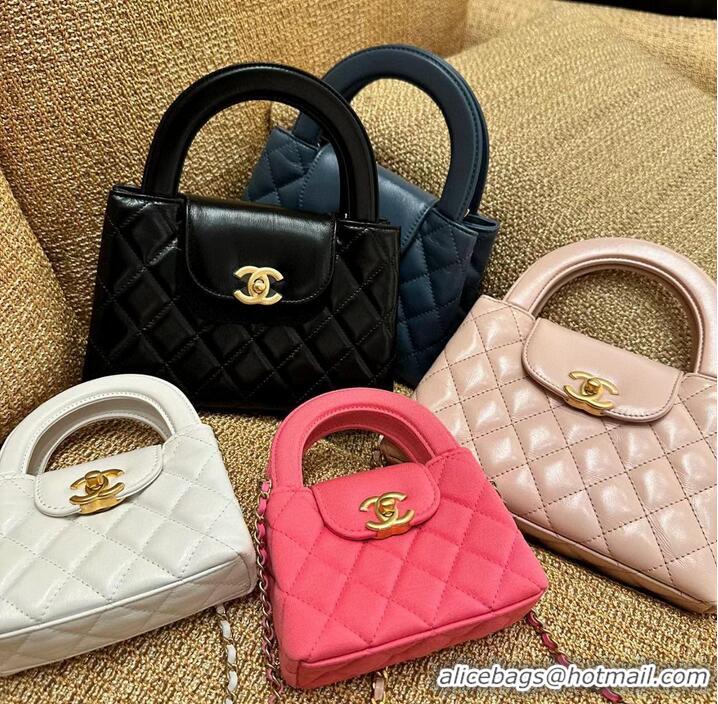 Best Price Chanel 23k Vintage Kelly Original Leather Top Handle Bag AS4416 Pink