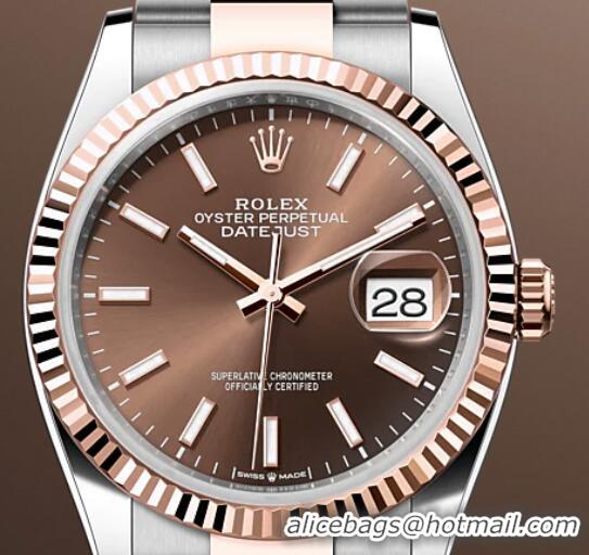 Super Quality Rolex Datejust Watch 36mm In Oystersteel And Gold M126231