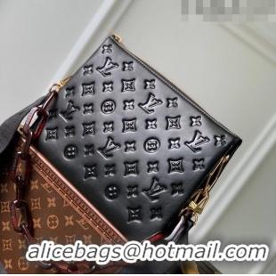 Reasonable Price Louis Vuitton Coussin PM Bag with Tortoise Chain M22614 Black