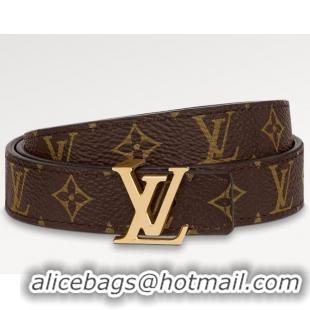 ​Grade Design Louis Vuitton Monogram Canvas Iconic 20mm Reversible Belt M0431V