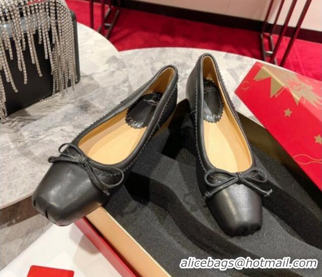 Good Looking Christian Louboutin Mamadrague Ballerinas Flat in Nappa Leather Black 915034