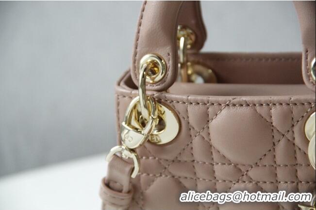 Traditional Specials Dior Micro Lady Dior Bag in Cannage Lambskin CD2821 Apricot 2023