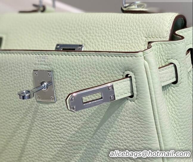 Traditional Specials Hermes Kelly Mini Bag 20cm in Togo Calfskin H20 Bubble Green 2023