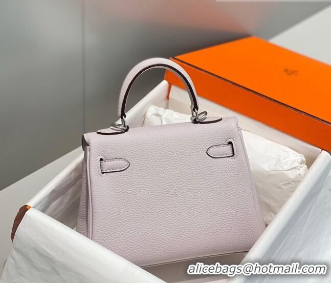 Shop Inexpensive Hermes Kelly Mini Bag 20cm in Togo Calfskin H20 Dreamy Purple 2023