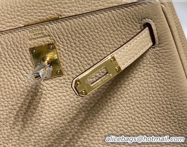 Unique Discount Hermes Kelly Mini Bag 20cm in Togo Calfskin H20 Coat Beige 2023