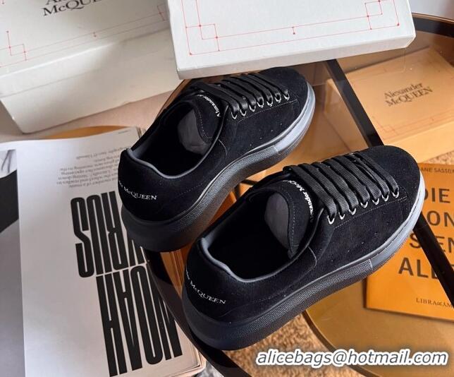 Lowest Price Alexander McQueen Oversized Sneakers in Black Suede 228118