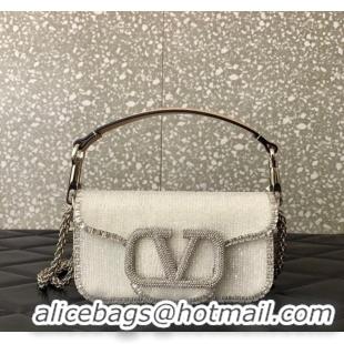 Luxury Discount VALENTINO V-logo MINI LOCO bag 5032C white