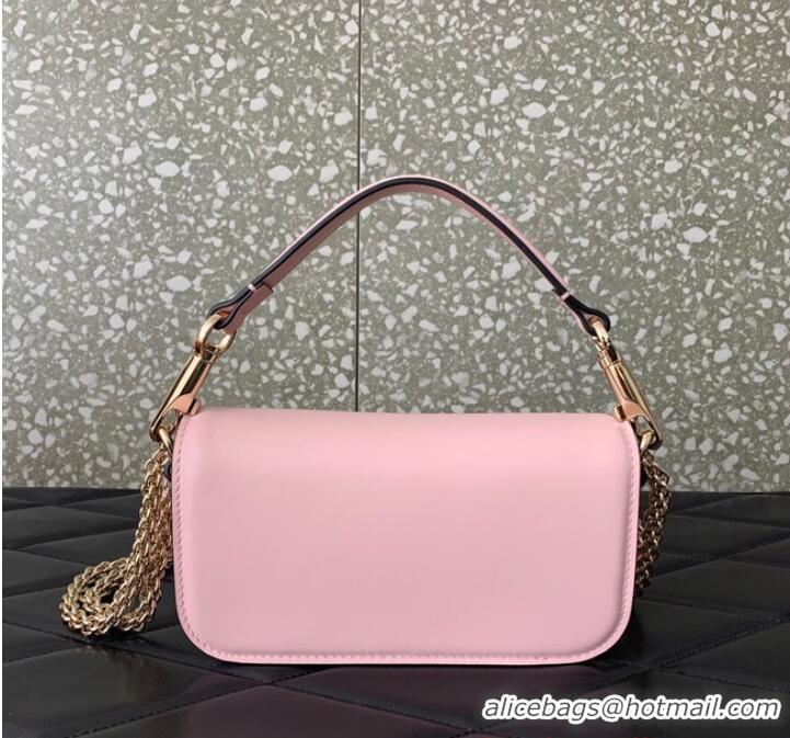 Super Quality VALENTINO GARAVANI MINI LOCO Calf leather Shoulder Bag 1W2B0K pink