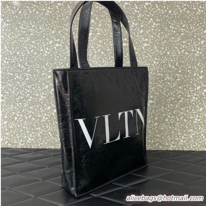 Good Looking VALENTINO Calf leather Shoulder Bag 0047 Black