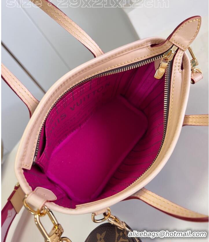 Good Product Louis Vuitton Monogram Canvas Neverfull BB M46786 Pink