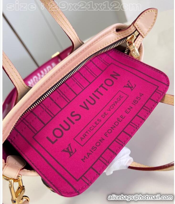 Good Product Louis Vuitton Monogram Canvas Neverfull BB M46786 Pink