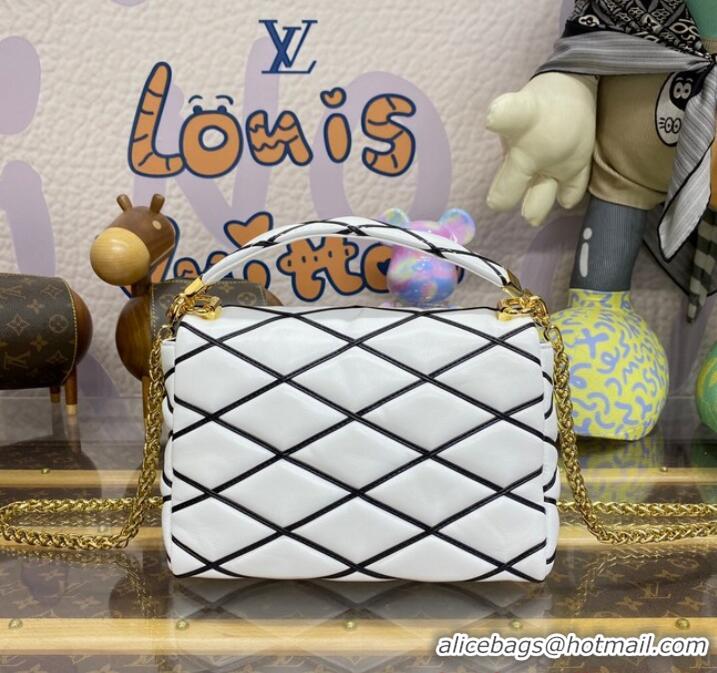 Buy Discount Louis Vuitton GO-14 MM M23601 White