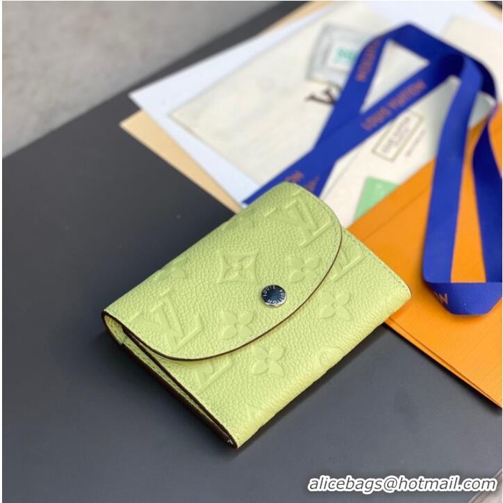 Famous Brand Louis Vuitton Rosalie Coin Purse M82392 Vert Noto Green