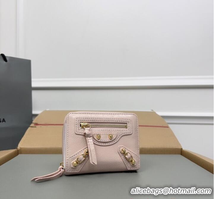 Reasonable Price Balenciaga WOMENS LE CAGOLE MINI WALLET 71523 Pink