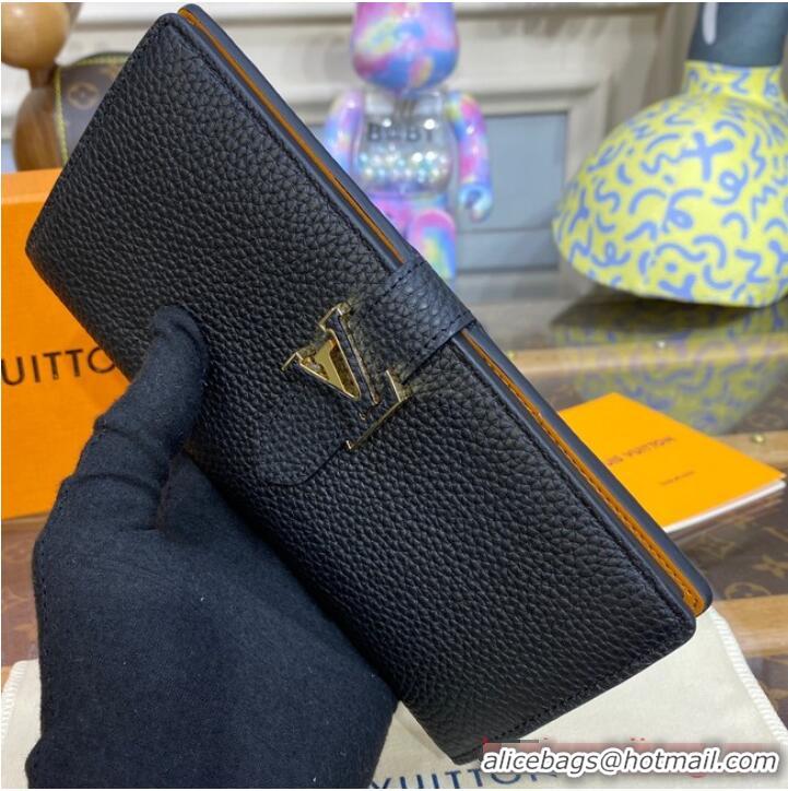 Super Quality Louis Vuitton Vertical Wallet M82441 Black