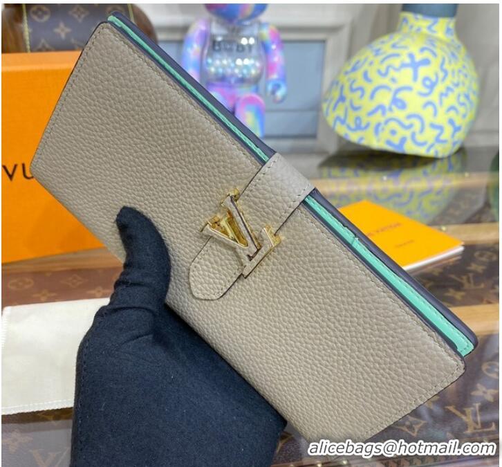 Cheapest Louis Vuitton Vertical Wallet M81367 Galet Beige