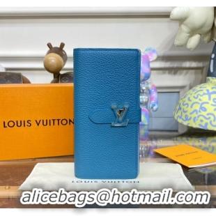 Traditional Specials Louis Vuitton Vertical Wallet M81367 Blue