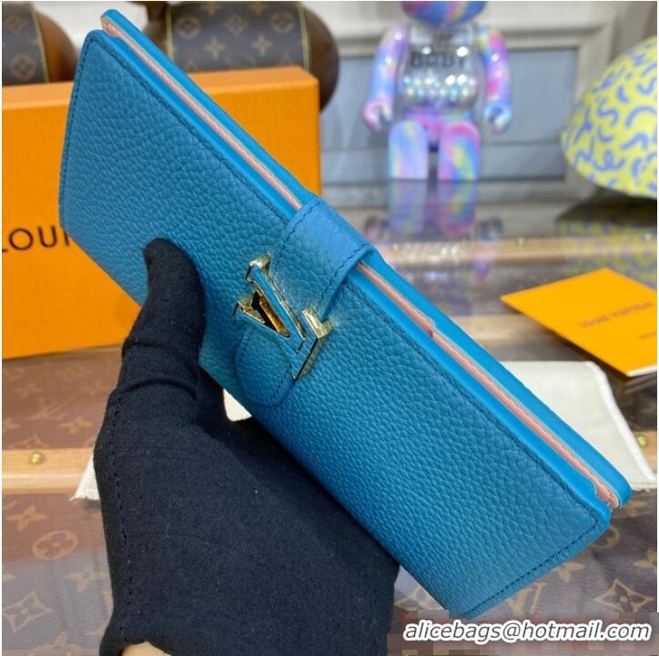 Traditional Specials Louis Vuitton Vertical Wallet M81367 Blue