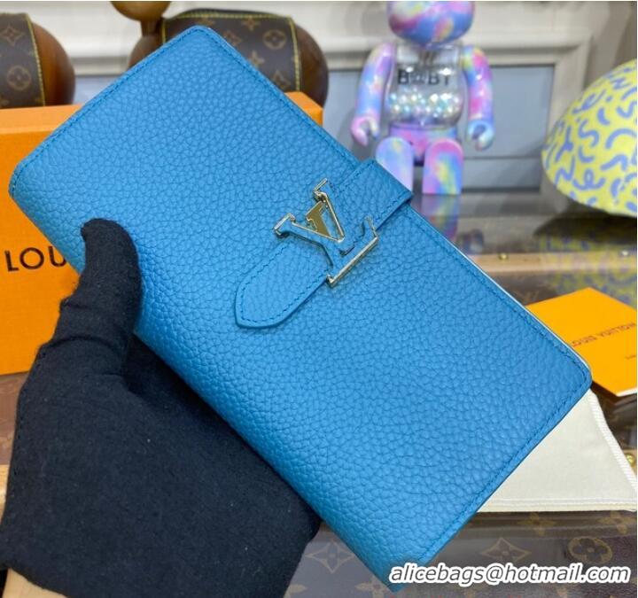 Traditional Specials Louis Vuitton Vertical Wallet M81367 Blue