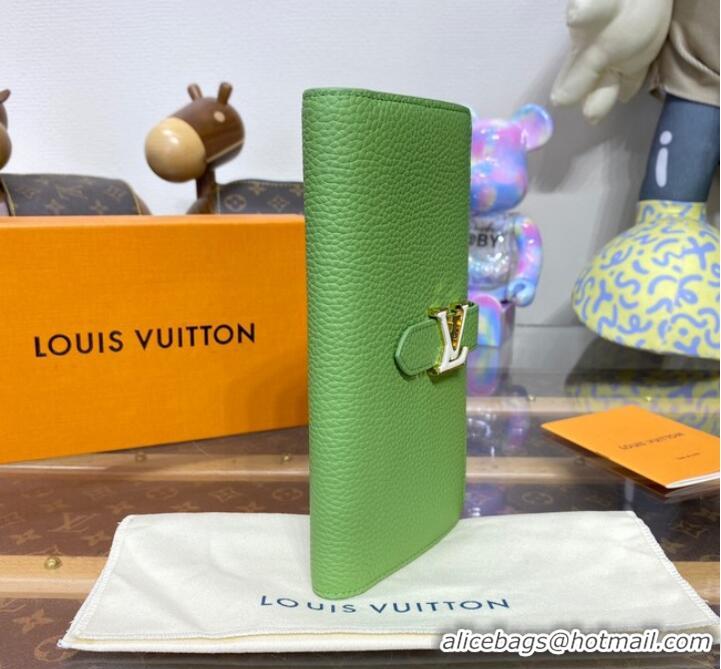 Top Grade Louis Vuitton Vertical Wallet M81367 Green