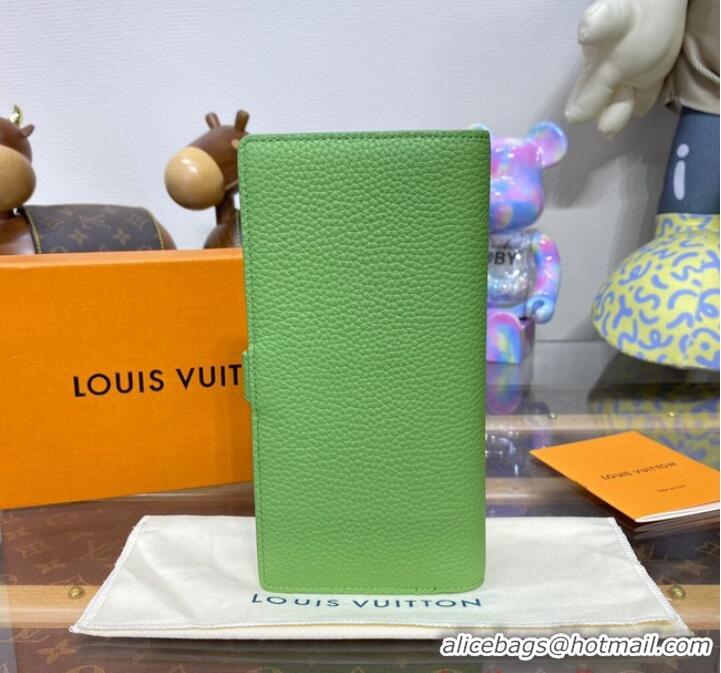 Top Grade Louis Vuitton Vertical Wallet M81367 Green