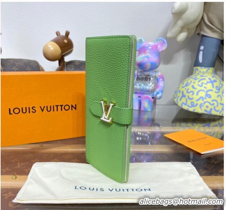 Top Grade Louis Vuitton Vertical Wallet M81367 Green