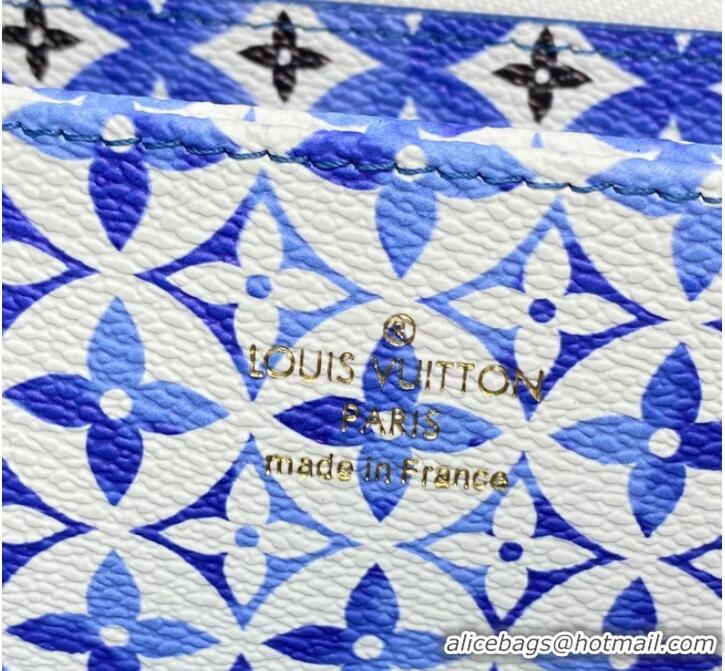 Good Product Louis Vuitton Zippy Wallet M82384 Blue