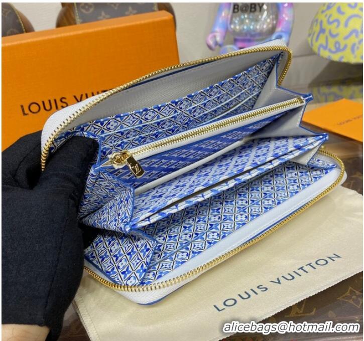 Good Product Louis Vuitton Zippy Wallet M82384 Blue