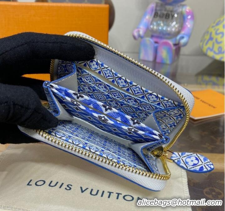 Super Quality Louis Vuitton Zippy Coin Purse M82417 Blue