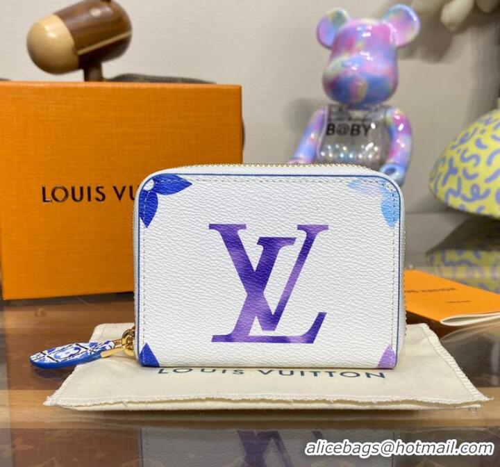 Super Quality Louis Vuitton Zippy Coin Purse M82417 Blue