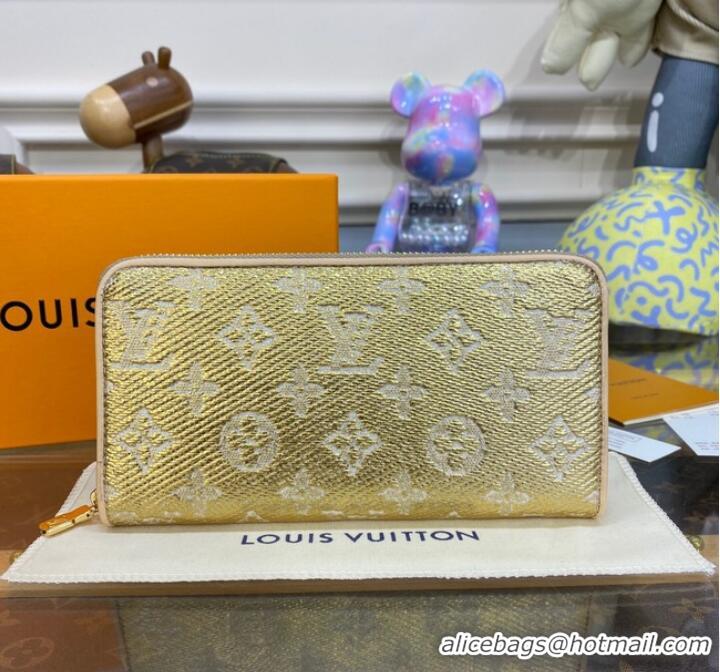 Unique Grade Louis Vuitton Zippy Wallet M82468 Gold