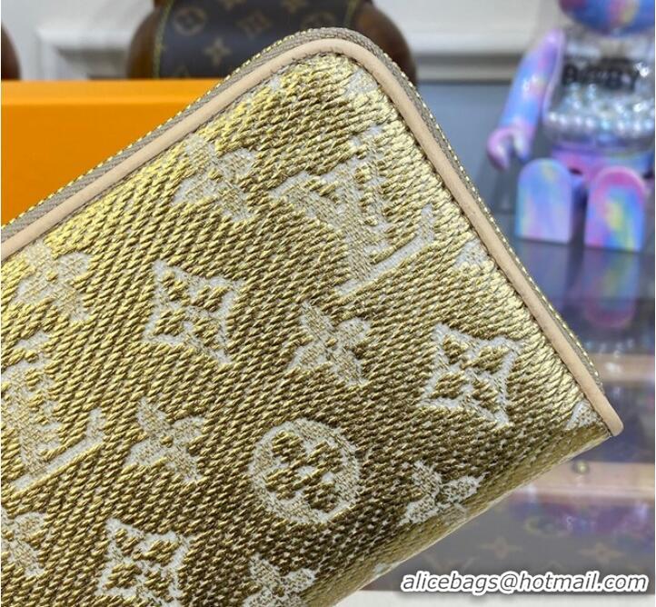 Unique Grade Louis Vuitton Zippy Wallet M82468 Gold