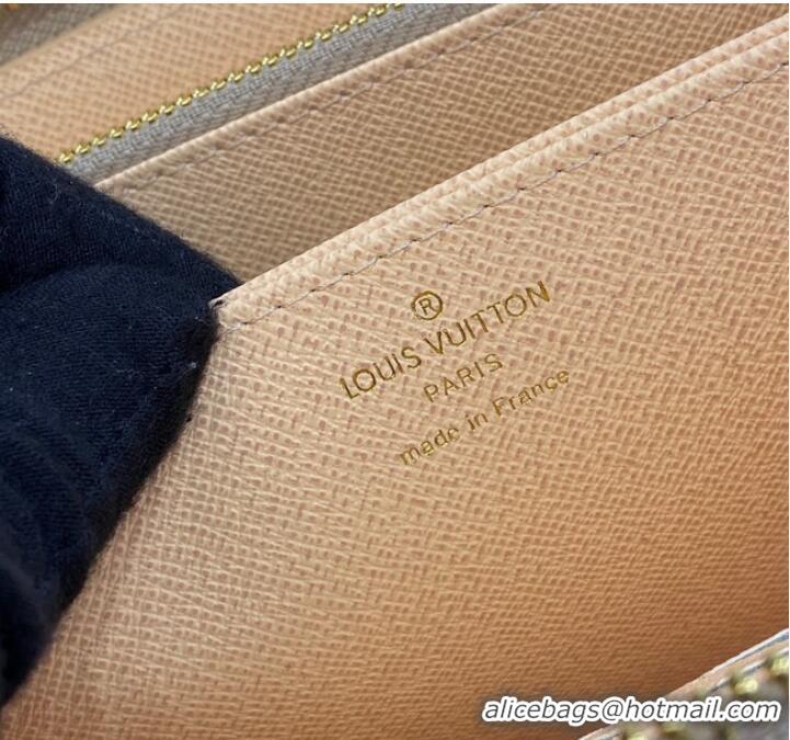 Unique Grade Louis Vuitton Zippy Wallet M82468 Gold