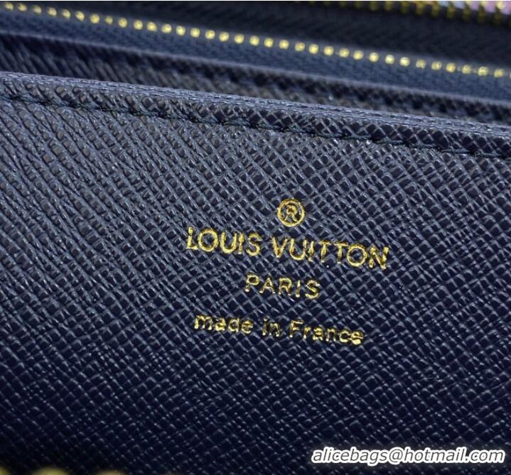 Grade Design Louis Vuitton Zippy Wallet M82468 blue