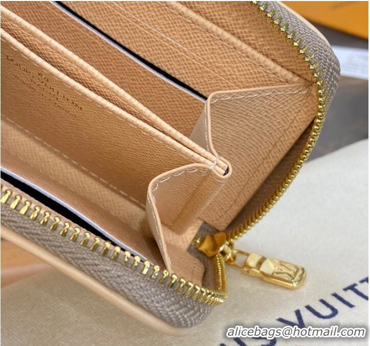 Low Cost Louis Vuitton Zippy Coin Purse M82483 Beige