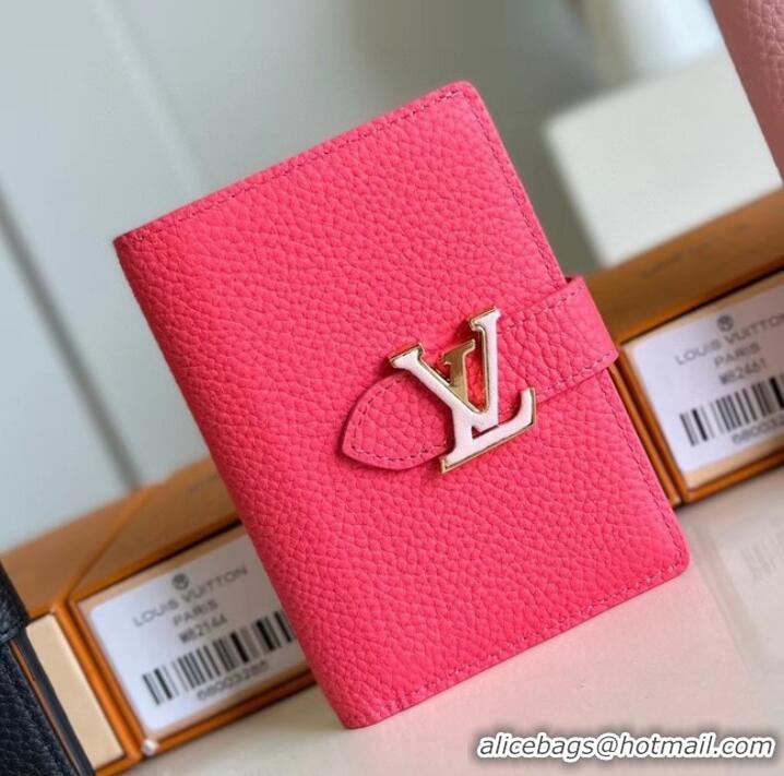 Inexpensive Louis Vuitton Vertical Compact Wallet M82461 Dragon Fruit Pink