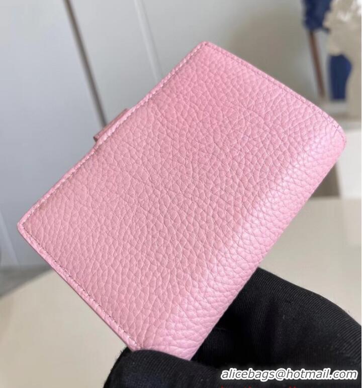 Super Quality Louis Vuitton Vertical Compact Wallet M82461 Pink