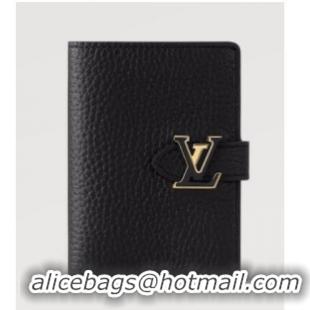 Super Quality Louis Vuitton Vertical Compact Wallet M82461 BLACK