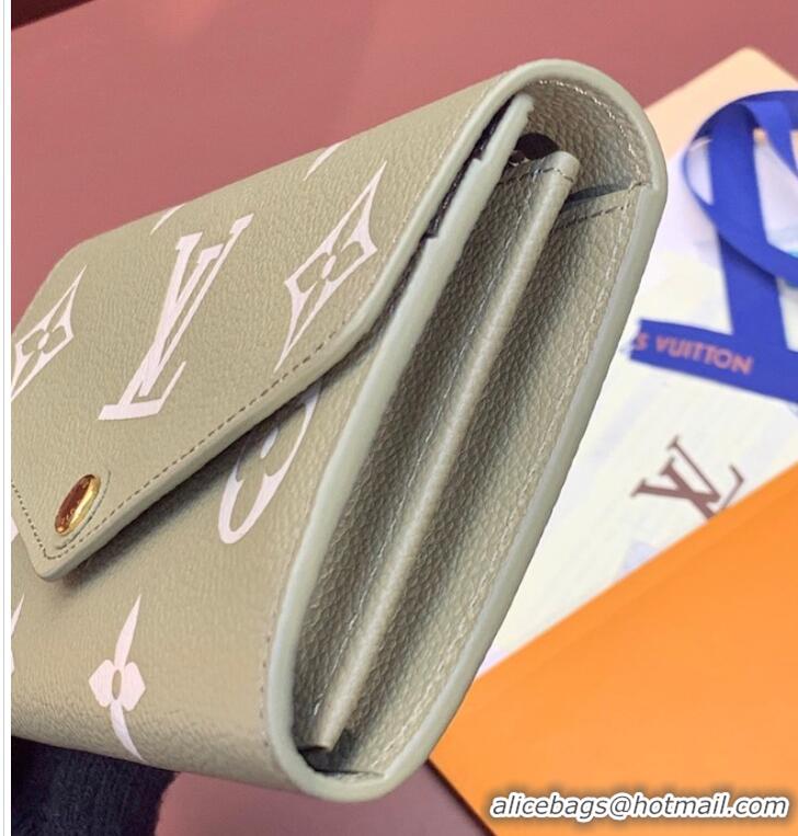 Reasonable Price Louis Vuitton Emilie Wallet M42480 Khaki