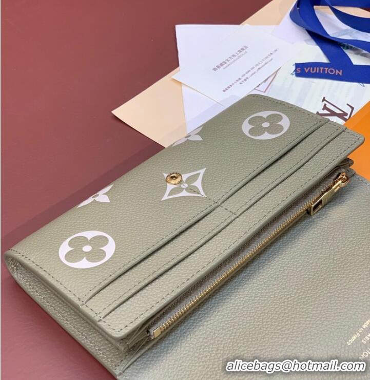 Reasonable Price Louis Vuitton Emilie Wallet M42480 Khaki