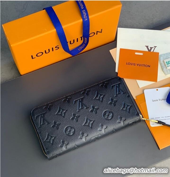 Best Price Louis Vuitton Monogram Empreinte Zippy Wallet M60571 Black