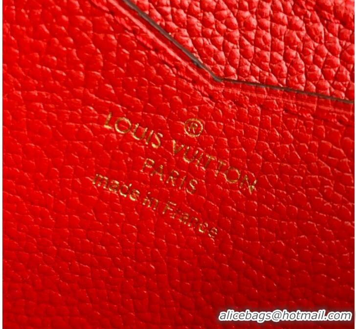 Hot Sell Cheap Louis Vuitton Zippy Coin Purse M60574 Red