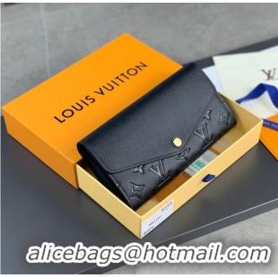 Market Sells Louis Vuitton Monogram Empreinte Sarah Wallet M82256 Black