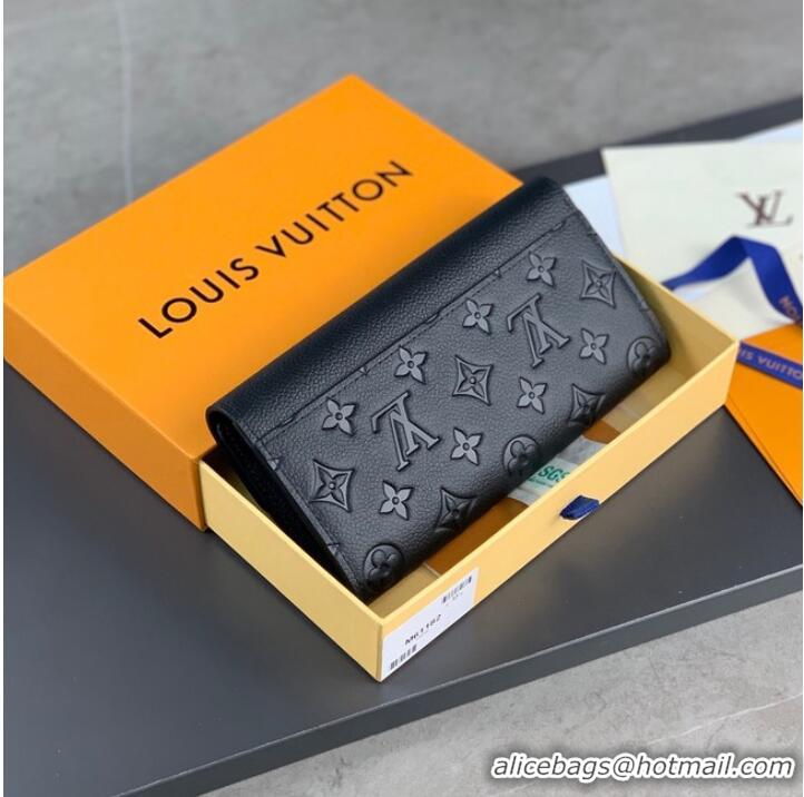 Market Sells Louis Vuitton Monogram Empreinte Sarah Wallet M82256 Black