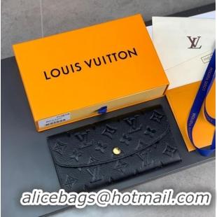 Buy Cheap Louis Vuitton Monogram Empreinte Emilie Wallet M62369 Black