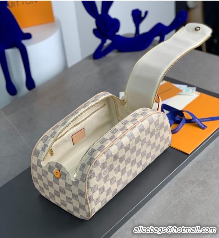 Buy Inexpensive Louis Vuitton Damier Azur Canvas Dopp Kit M47528-2