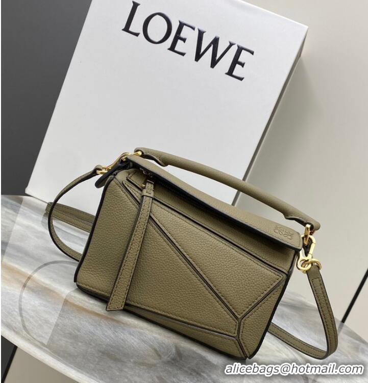 Grade Quality Loewe mini Puzzle Bag Original Leather 9016-8