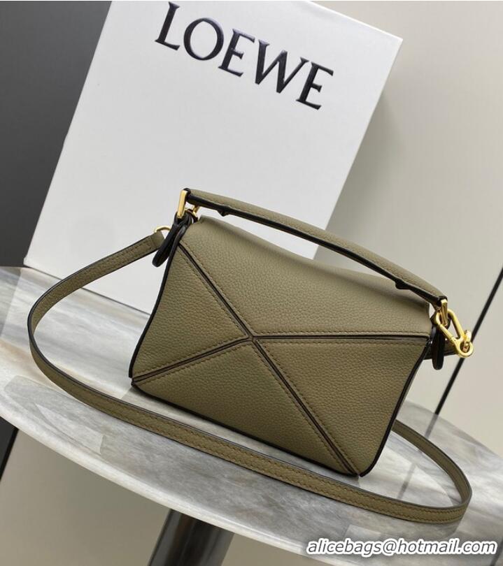 Grade Quality Loewe mini Puzzle Bag Original Leather 9016-8