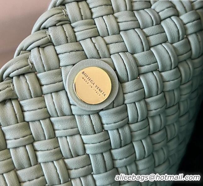 Top Quality Bottega Veneta Tosca Shoulder Bag in Intreccio Leather 716974 Sage Green 2023